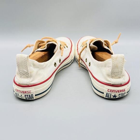 Converse Shoes Womens 7 White Chuck Taylor All Star Shoreline Low Top Sneakers - Picture 8 of 12